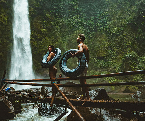 Waterfall adventure